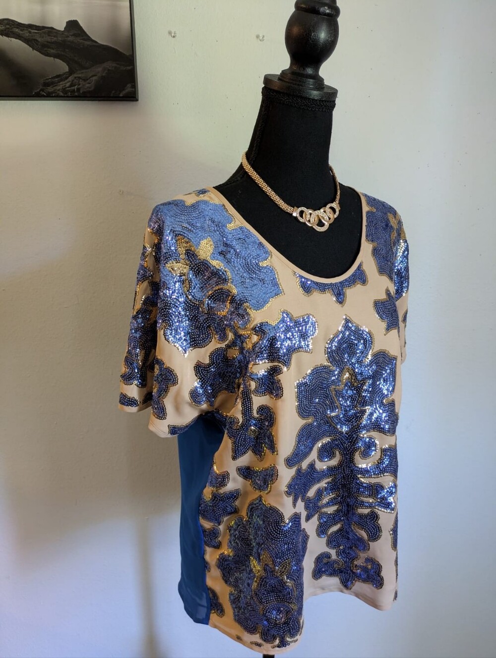NWT Neiman Marcus for Target Tracy Reese Sequined Top - Size M